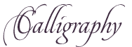 Calligraphy